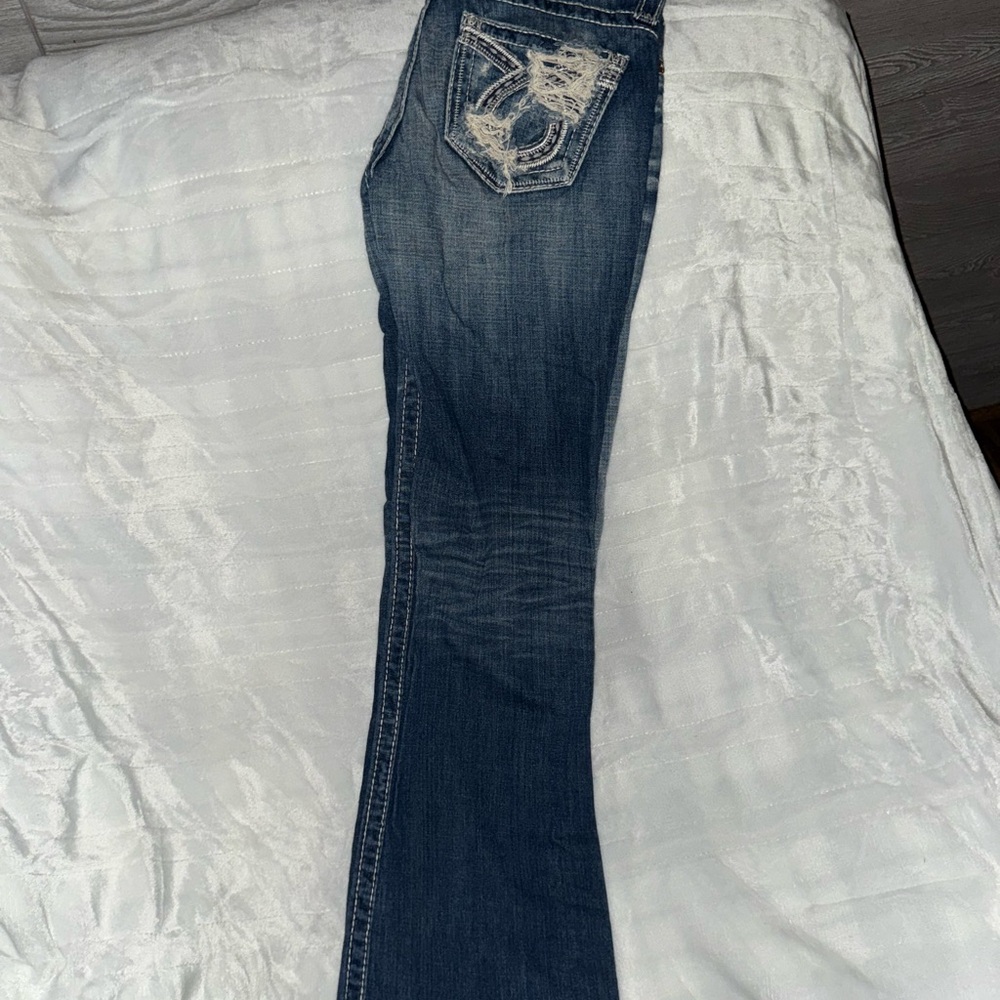Big Star Women's Low-Rise Boot Cut Jeans 27R